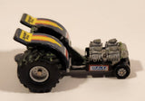 1990 Galoob Micro Machines Tractor Pull Black Die Cast Toy Car Vehicle