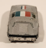 Vintage Yatming No. 1001 Lamborghini Miura Grey Die Cast Toy Car Vehicle