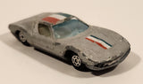 Vintage Yatming No. 1001 Lamborghini Miura Grey Die Cast Toy Car Vehicle