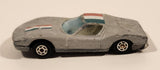 Vintage Yatming No. 1001 Lamborghini Miura Grey Die Cast Toy Car Vehicle