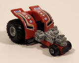 1990 Galoob Micro Machines Tractor Pull Red Die Cast Toy Car Vehicle