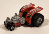 1990 Galoob Micro Machines Tractor Pull Red Die Cast Toy Car Vehicle