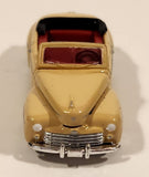 CMW Mini Metals HO Scale 1948 Ford Convertible Tan Die Cast Toy Car Vehicle with Opening Hood