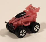 1987 Road Champs Buggy Racer Race Car Pink Micro Mini Die Cast Toy Car Vehicle