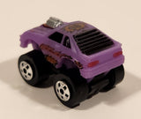 1987 Road Champs Mustang Purple Micro Mini Die Cast Toy Car Vehicle
