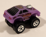 1987 Road Champs Mustang Purple Micro Mini Die Cast Toy Car Vehicle