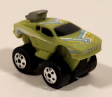 1987 Road Champs Ferrari Testarossa Green Micro Mini Die Cast Toy Car Vehicle