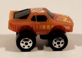 1987 Road Champs Porsche 944 Orange Micro Mini Die Cast Toy Car Vehicle