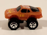 1987 Road Champs Porsche 944 Orange Micro Mini Die Cast Toy Car Vehicle