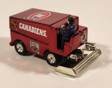 2001 White Rose Collectibles NHL Montreal Canadiens Zamboni Red Chrome 1:50 Scale Die Cast Toy Car Vehicle