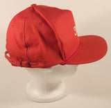 Homelite Red Adjustable Size Trucker Cap Hat
