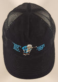Ashcroft Beer Belly Hockey Easter Tourney 1990 Hockey Tournament Black Corduroy Snapback Mesh Trucker Cap Hat