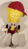 1998 Play By Play Toys Ace Warner Bros. Looney Tunes Tweety Bird Baseball Player 12" Toy Stuffed Plush