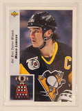 1992-93 Upper Deck NHL #433 Pittsburgh Penguins Mario Lemieux Art Ross Trophy Winner Trading Card