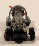 2004 Hot Wheels Wastlanders Dog Fighter Metalflake Grey Die Cast Airplane Style Toy Car Vehicle