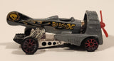 2004 Hot Wheels Wastlanders Dog Fighter Metalflake Grey Die Cast Airplane Style Toy Car Vehicle