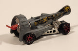 2004 Hot Wheels Wastlanders Dog Fighter Metalflake Grey Die Cast Airplane Style Toy Car Vehicle