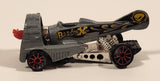 2004 Hot Wheels Wastlanders Dog Fighter Metalflake Grey Die Cast Airplane Style Toy Car Vehicle