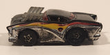 2005 Hot Wheels Wastelanders Two 2 Go Tooned Black and Chrome Die Cast Toy Car Vehicle