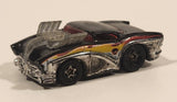 2005 Hot Wheels Wastelanders Two 2 Go Tooned Black and Chrome Die Cast Toy Car Vehicle