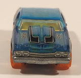 2014 Hot Wheels HW Race: X‑Raycers '69 Chevelle SS Translucent Blue Die Cast Toy Car Vehicle