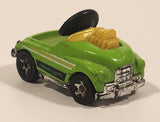 2017 Hot WHeels HW Ride-Ons Pedal Driver Lime Green Die Cast Toy Car Vehicle