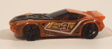 2013 Hot Wheels HW Racing X-Raycers Nerve Hammer Translucent Orange Die Cast Toy Car Vehicle