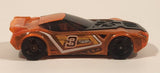 2013 Hot Wheels HW Racing X-Raycers Nerve Hammer Translucent Orange Die Cast Toy Car Vehicle