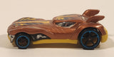 2014 Hot Wheels HW City Medieval Rides Howlin' Heat Metalflake Copper Die Cast Toy Car Vehicle