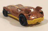 2014 Hot Wheels HW City Medieval Rides Howlin' Heat Metalflake Copper Die Cast Toy Car Vehicle
