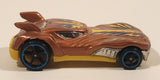 2014 Hot Wheels HW City Medieval Rides Howlin' Heat Metalflake Copper Die Cast Toy Car Vehicle