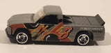 1998 Hot Wheels Mainline Figure 8 Racers 1996 Chevy 1500 Truck Grey Die Cast Toy Car Vehicle