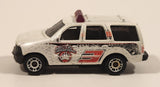 2012 Matchbox MBX Arctic Ford Expedition White Die Cast Toy Car Vehicle