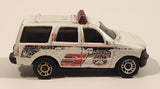 2012 Matchbox MBX Arctic Ford Expedition White Die Cast Toy Car Vehicle
