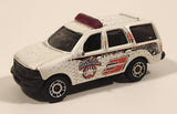 2012 Matchbox MBX Arctic Ford Expedition White Die Cast Toy Car Vehicle