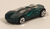 1999 Hot Wheels McDonald's Double Cross Metalflake Dark Green Die Cast Toy Car Vehicle