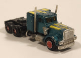 Vintage Majorette Super Movers Kenworth Semi Truck Green 1/87 Scale Die Cast Toy Car Vehicle