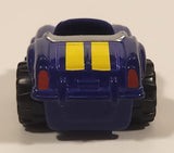 2003 Hasbro Maisto Tonka Lil Chuck and Friends Pit Crew #5 Convertible Purple and Yellow Die Cast Toy Car Vehicle