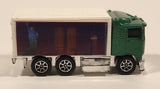 1995 Hot Wheels Photo Finish Hiway Hauler Semi Truck Rig Green Die Cast Toy Car Vehicle