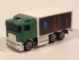 1995 Hot Wheels Photo Finish Hiway Hauler Semi Truck Rig Green Die Cast Toy Car Vehicle