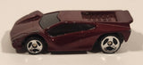 1999 Hot Wheels McDonald's Maximizer Dark Red Die Cast Toy Car Vehicle