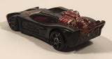 2008 McDonald's Spinebuster Black Pullback Plastic Die Cast Toy Car Vehicle
