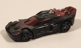 2008 McDonald's Spinebuster Black Pullback Plastic Die Cast Toy Car Vehicle