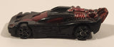 2008 McDonald's Spinebuster Black Pullback Plastic Die Cast Toy Car Vehicle