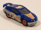 1999 Hot Wheels McDonald's Future NASCAR Blue Die Cast Toy Car Vehicle