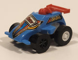 Unknown Brand 500Z Blue Pullback Miniature Plastic Toy Race Car Vehicle