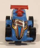 Unknown Brand 500Z Blue Pullback Miniature Plastic Toy Race Car Vehicle