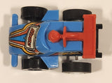 Unknown Brand 500Z Blue Pullback Miniature Plastic Toy Race Car Vehicle