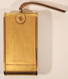 Vintage Wadsworth By Parker Pen Monogrammed D F Cosmetics Mirror Powder Compact with Comb in Box