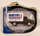 Maisto International Utility Van Hometown Auto Collectibles Dark Green and White Die Cast Toy Truck Vehicle New in Partial Package